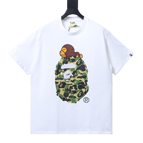 BAPE 26ss Camouflage Monkey Head Logo OT T-shirt