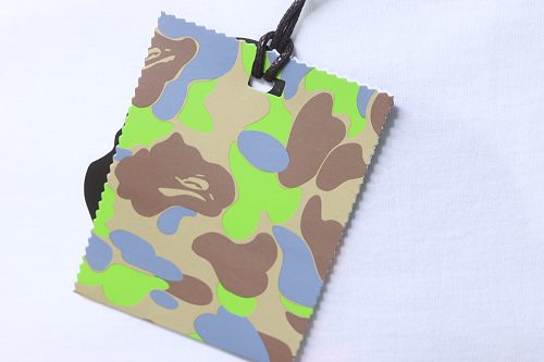 BAPE 26ss Camouflage Monkey Head Logo OT T-shirt