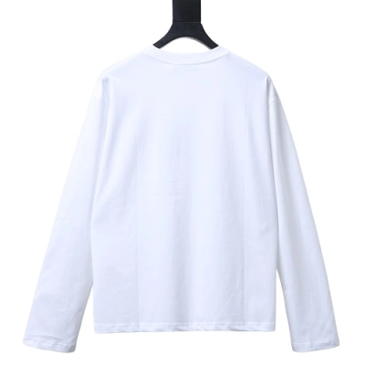 ACNE STUDIOS Circle Letter Long-Sleeve White 02