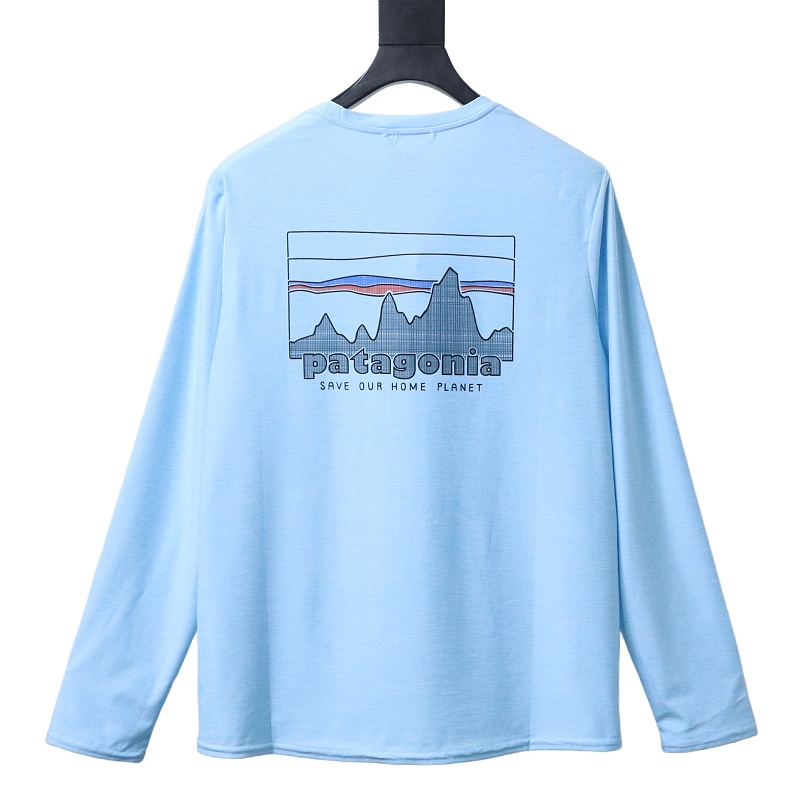 Patagonia C1 Mountain Peak Long Sleeve Blue