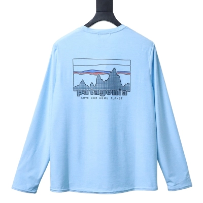 Patagonia C1 Mountain Peak Long Sleeve Blue 02