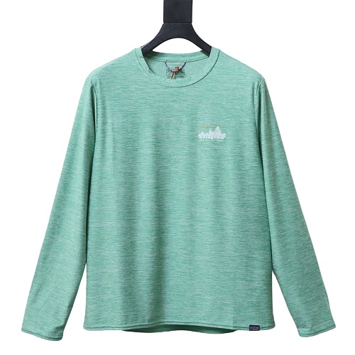 Patagonia C1 Mountain Peak Long Sleeve Green