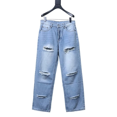 ACNE Ice Blue Ripped Jeans 01