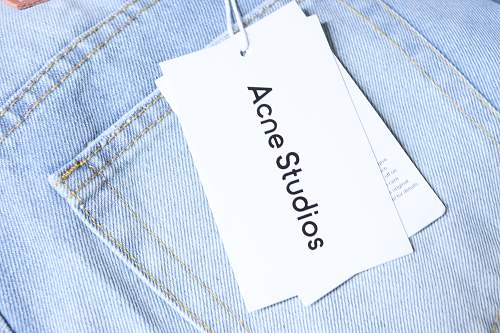 ACNE Ice Blue Ripped Jeans