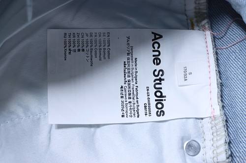 ACNE Ice Blue Ripped Jeans