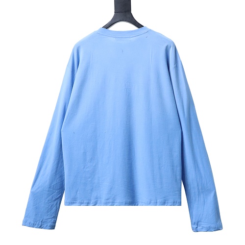 Acne Studios 1996 Sandblasted Distressed Washed Long-Sleeve Blue