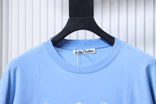 Acne Studios 1996 Sandblasted Distressed Washed Long-Sleeve Blue