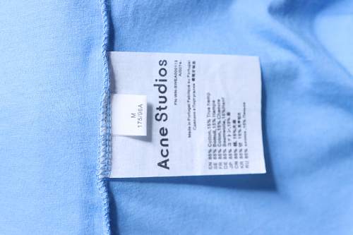 Acne Studios 1996 Sandblasted Distressed Washed Long-Sleeve Blue