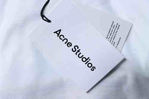 Acne Studios 2026 Retro Bow Print Embroidered T-shirt
