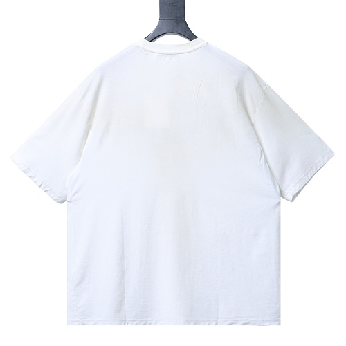 Acne Studios Cotton Linen Distressed T-Shirt