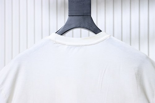 Acne Studios Cotton Linen Distressed T-Shirt