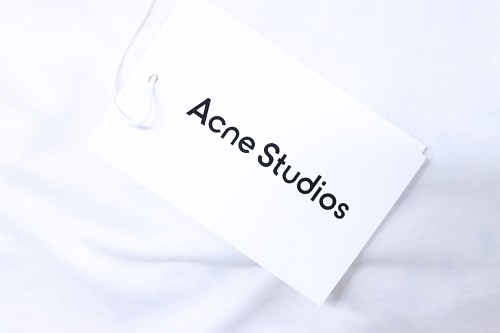 Acne Studios Cotton Linen Distressed T-Shirt