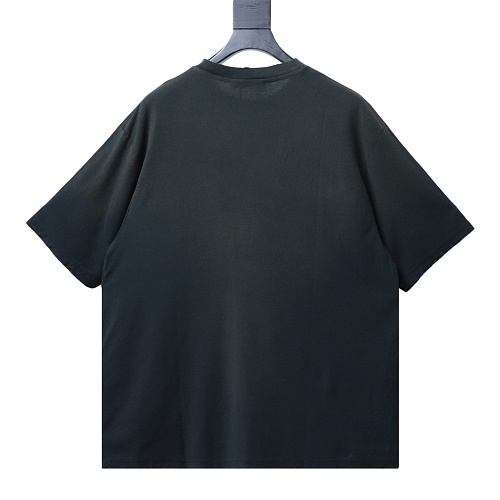 Acne Studios Cotton Linen Distressed T-Shirt