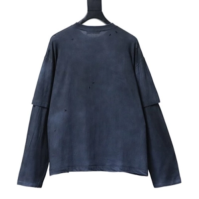 Acne Studios Distressed Sandblasted Washed Faux Two-Piece Long-Sleeve 02