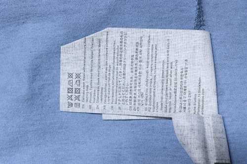 Acne Studios Distressed Sandblasted Washed Faux Two-Piece Long-Sleeve