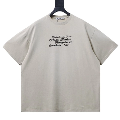 Acne Studios Flocked Distressed T-Shirt 01