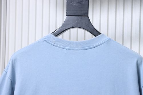 ACNE STUDIOS Letter Print Long-Sleeve Blue