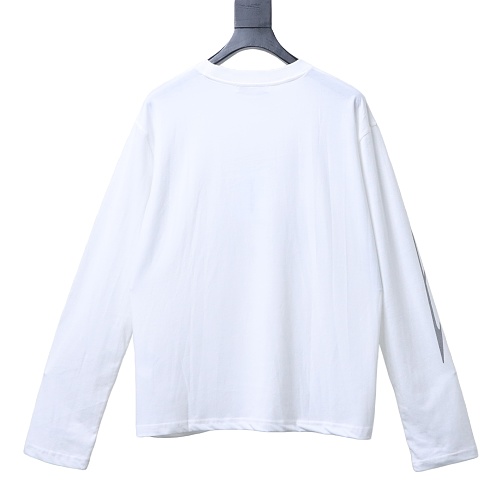 ACNE STUDIOS Letter Print Long-Sleeve White