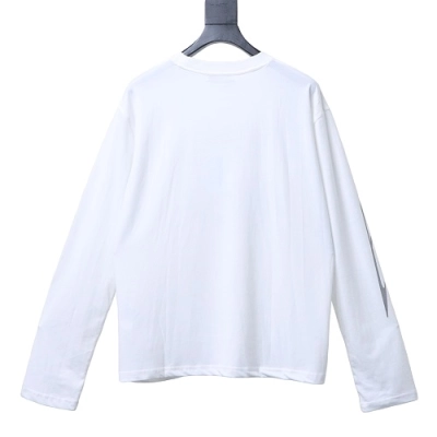ACNE STUDIOS Letter Print Long-Sleeve White 02