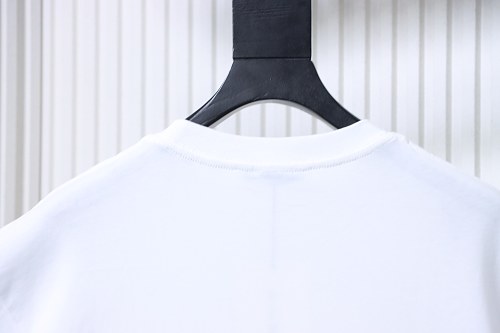 Acne Studios Pocket 1996 Letter Print Distressed T-Shirt White