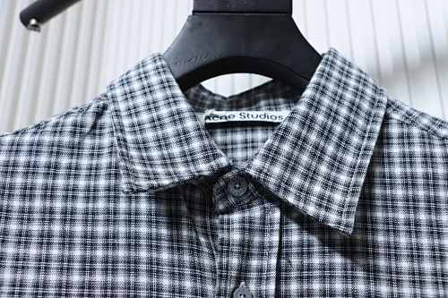 Acne Studios Pocket Logo Check Shirt