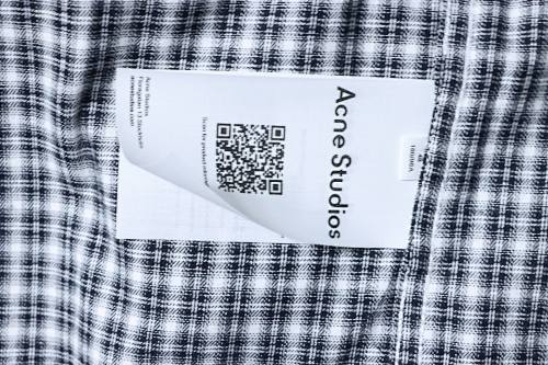 Acne Studios Pocket Logo Check Shirt