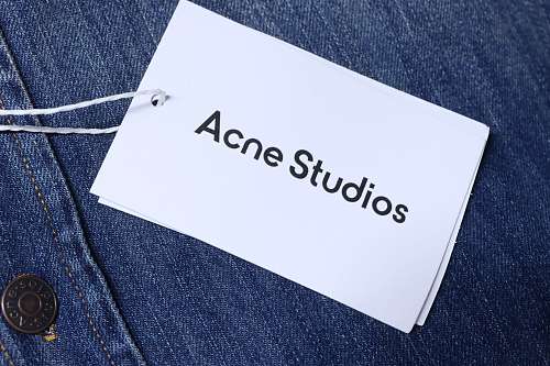 Acne Studios Splatter Distressed Washed Denim Shirt