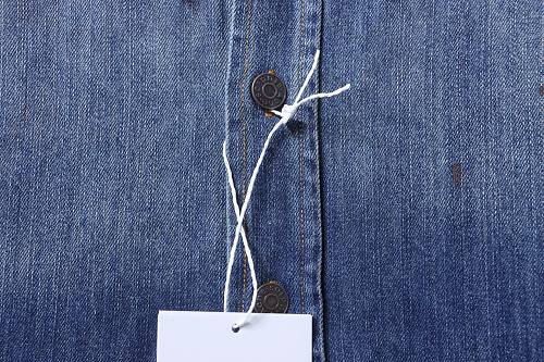 Acne Studios Splatter Distressed Washed Denim Shirt