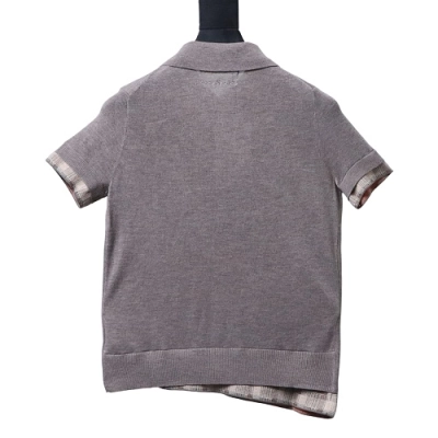 AcneStudios Faux Two-Piece Cashmere Knit Collared Polo Shirt 02