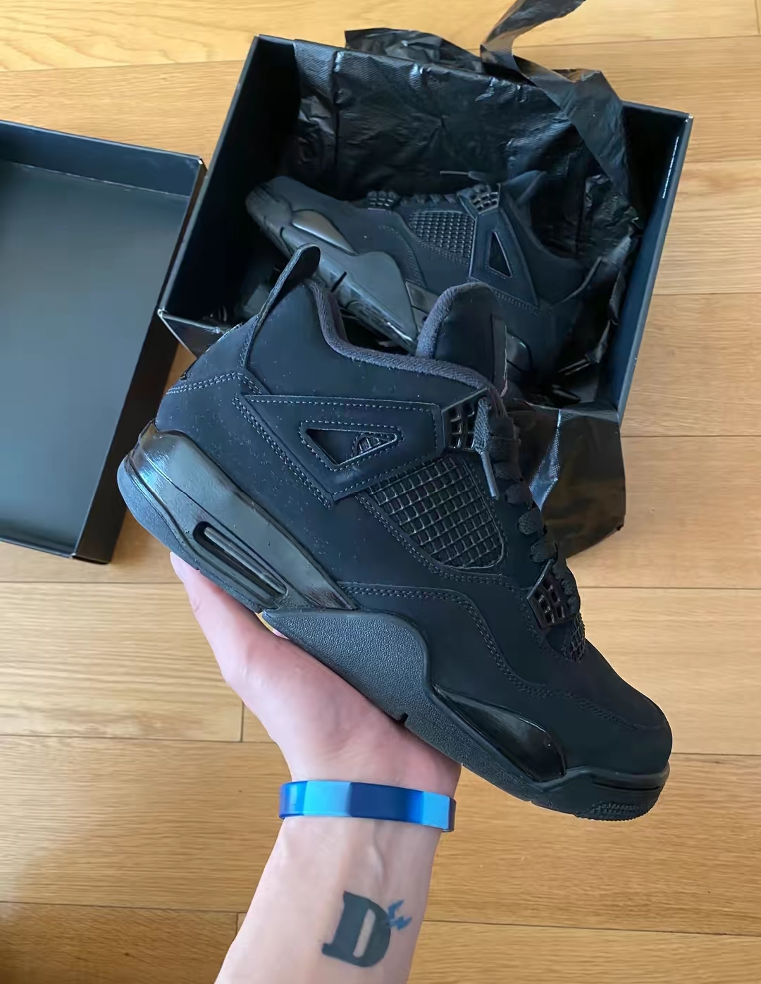 PK God Batch Air Jordan 4 Retro Black Cat CU1110-010 review Belkis Elliott