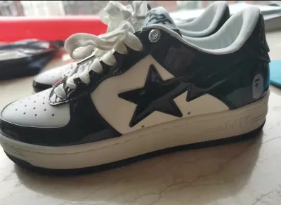 A Bathing Ape Bape Sta Low Black White 1H70-191-001 review Craig