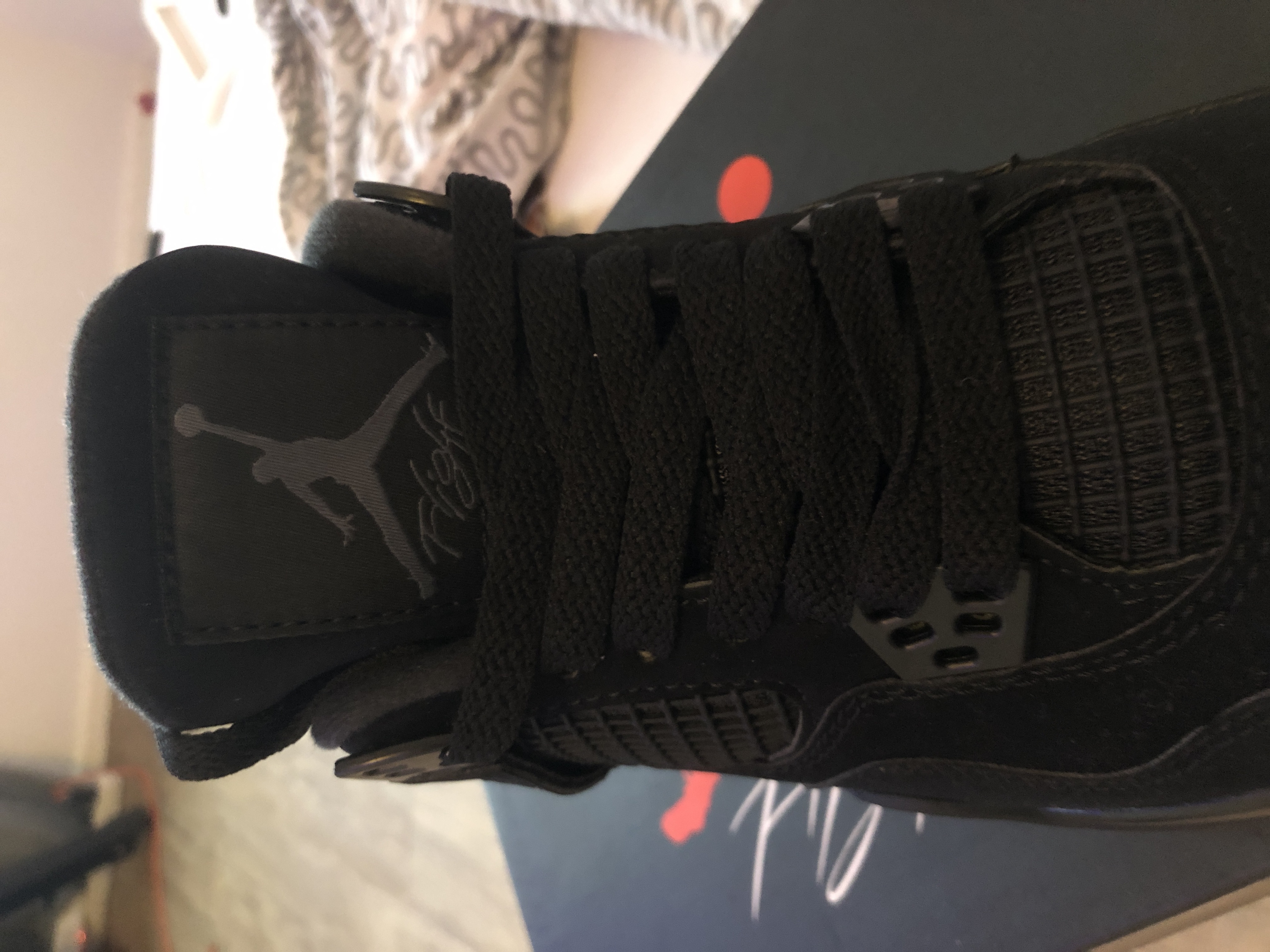 PK God Batch Air Jordan 4 Retro Black Cat CU1110-010 review Auron 01