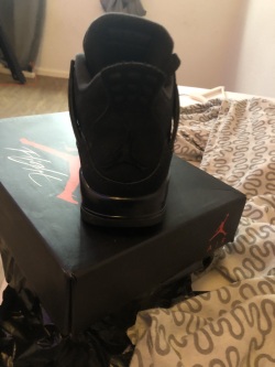 PK God Batch Air Jordan 4 Retro Black Cat CU1110-010 review Auron 03