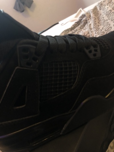 PK God Batch Air Jordan 4 Retro Black Cat CU1110-010 review Auron 00