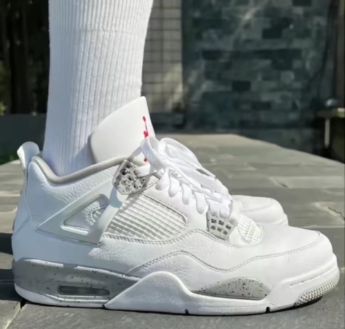 PK God Batch Air Jordan 4 Retro White Oreo (2021) CT8527-100 review 