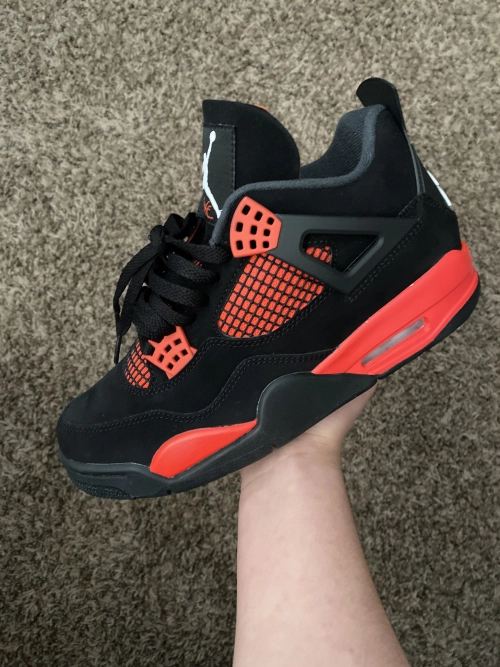 【Top PK God Batch】PK God Batch Air Jordan 4 Red Thunder CT8527-016 review 