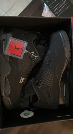 【Flash Sale】PK God Batch Air Jordan 4 Retro Black Cat CU1110-010 review Luke  01