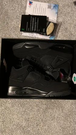 【Flash Sale】PK God Batch Air Jordan 4 Retro Black Cat CU1110-010 review Luke  02