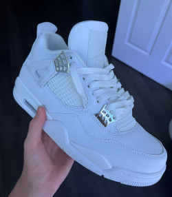 PK God Batch Air Jordan 4 Retro Pure Money (2017) 308497-100 review Aaden 01