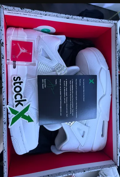 PK God Batch Air Jordan 4 Retro Pure Money (2017) 308497-100 review Aaden 05