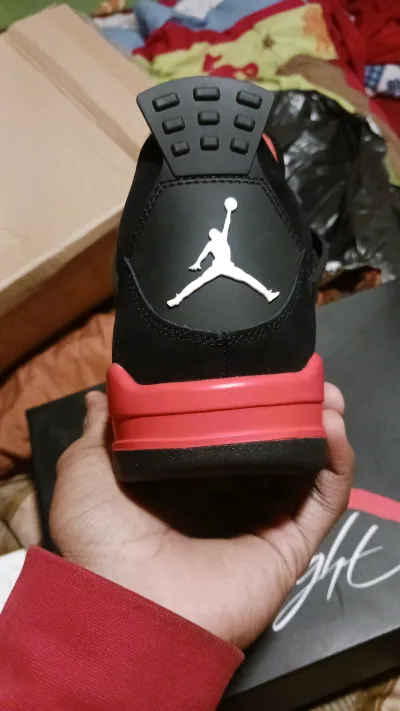 PK God Batch Air Jordan 4 Red Thunder CT8527-016 review Jay 00