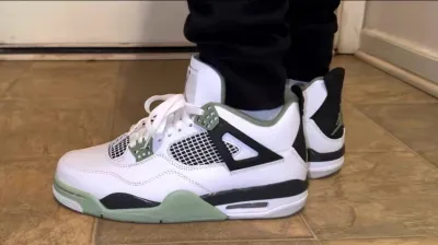 PK God Batch Nike Air Jordan 4 Retro Seafoam AQ9129-103 review Micer