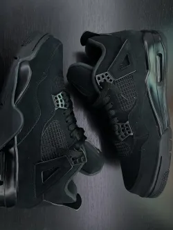 【Flash Sale】PK God Batch Air Jordan 4 Retro Black Cat CU1110-010 review JP 01