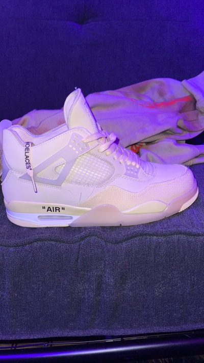 PK God Batch Air Jordan 4 Retro Off-White Sail (W) CV9388-100（This item is women's size, please refer to EUR size when purchasing） review David 00
