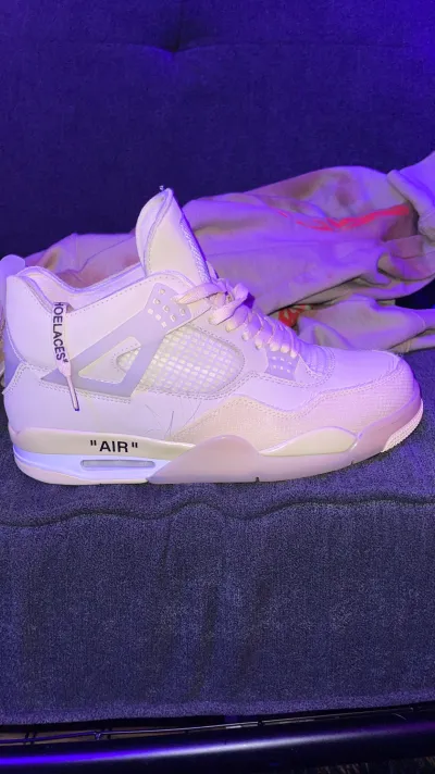 PK God Batch Air Jordan 4 Retro Off-White Sail (W) CV9388-100（This item is women's size, please refer to EUR size when purchasing） review David  00