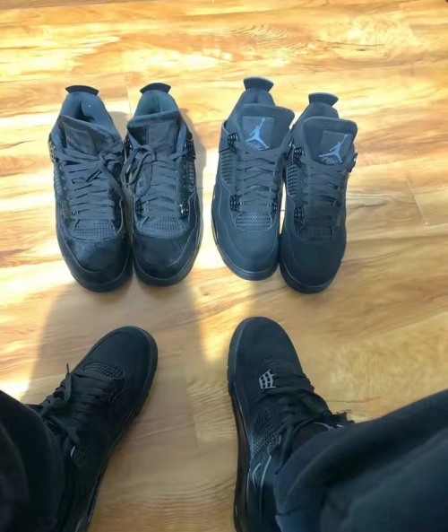 【Top PK God Batch】PK God Batch Air Jordan 4 Retro Black Cat CU1110-010 review 