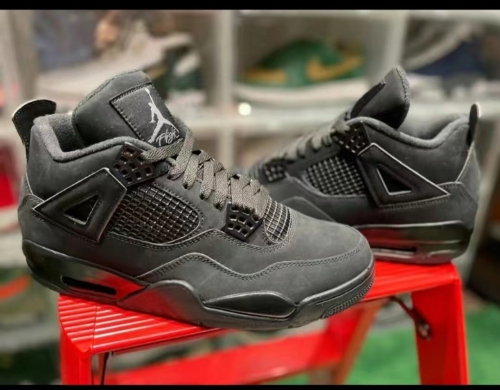 PK God Batch Air Jordan 4 Retro Black Cat CU1110-010 review 