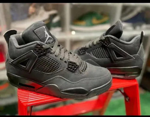 【FLASH SALE】PK God Batch Air Jordan 4 Retro Black Cat CU1110-010 review 