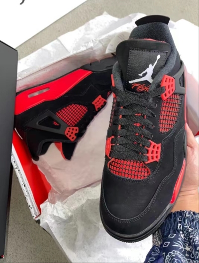 PK God Batch Air Jordan 4 Red Thunder CT8527-016 review Lucas 00