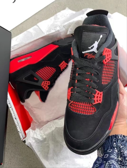 【Top PK God Batch】PK God Batch Air Jordan 4 Red Thunder CT8527-016 review Lucas